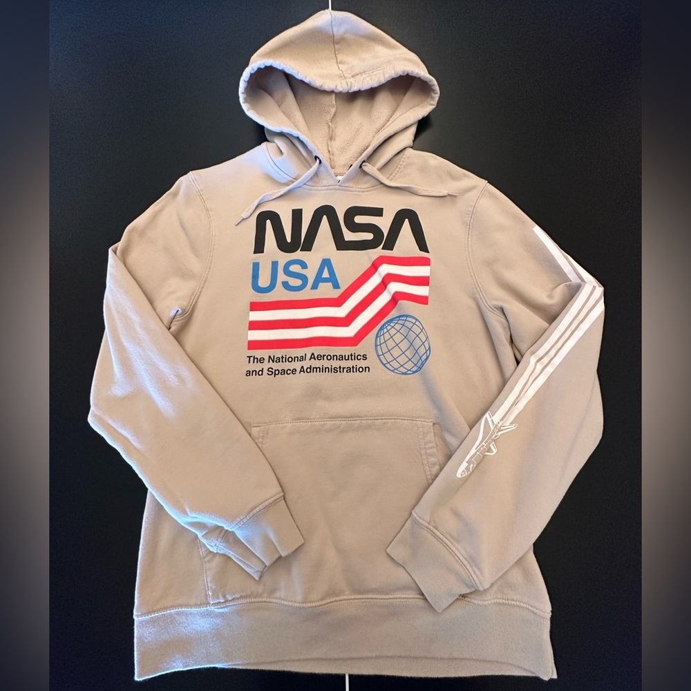 NASA USA Pullover Hoodie Size Medium